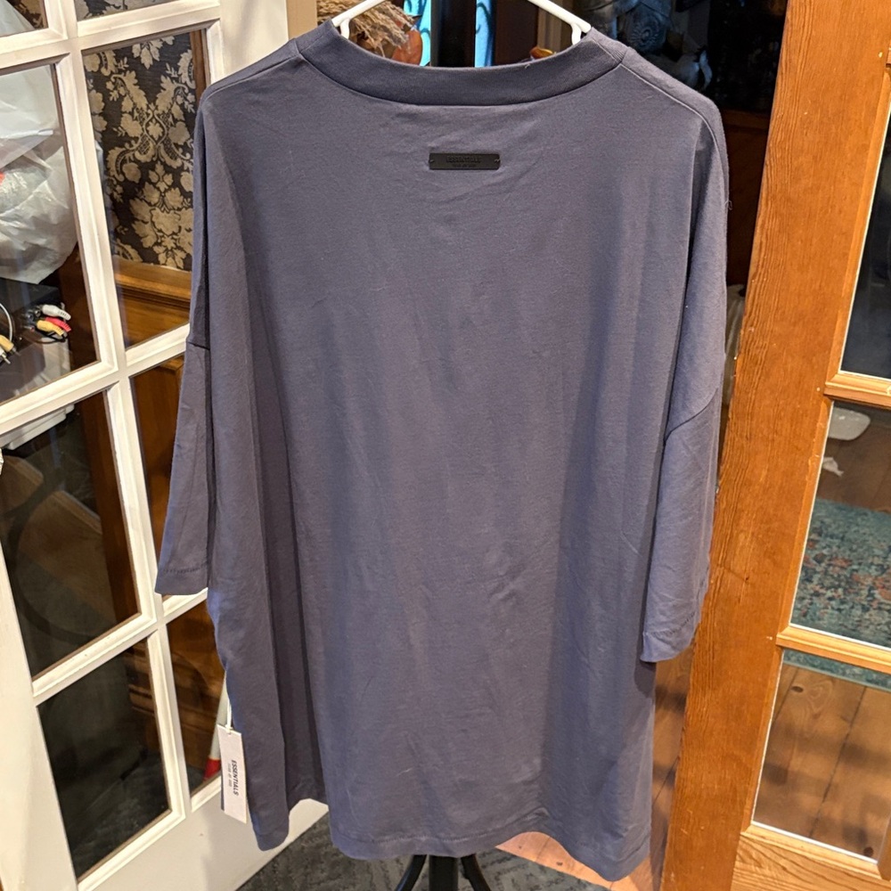 Fear of God Essentials Oversized T-Shirt in Charcoal Gray - Picture 2 of 4